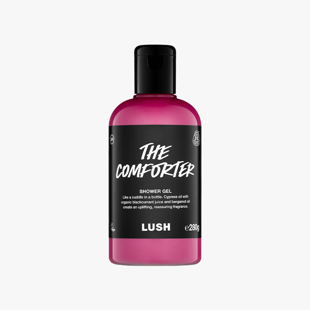 The Comforter Shower Gel 280g in its labelled packaging.