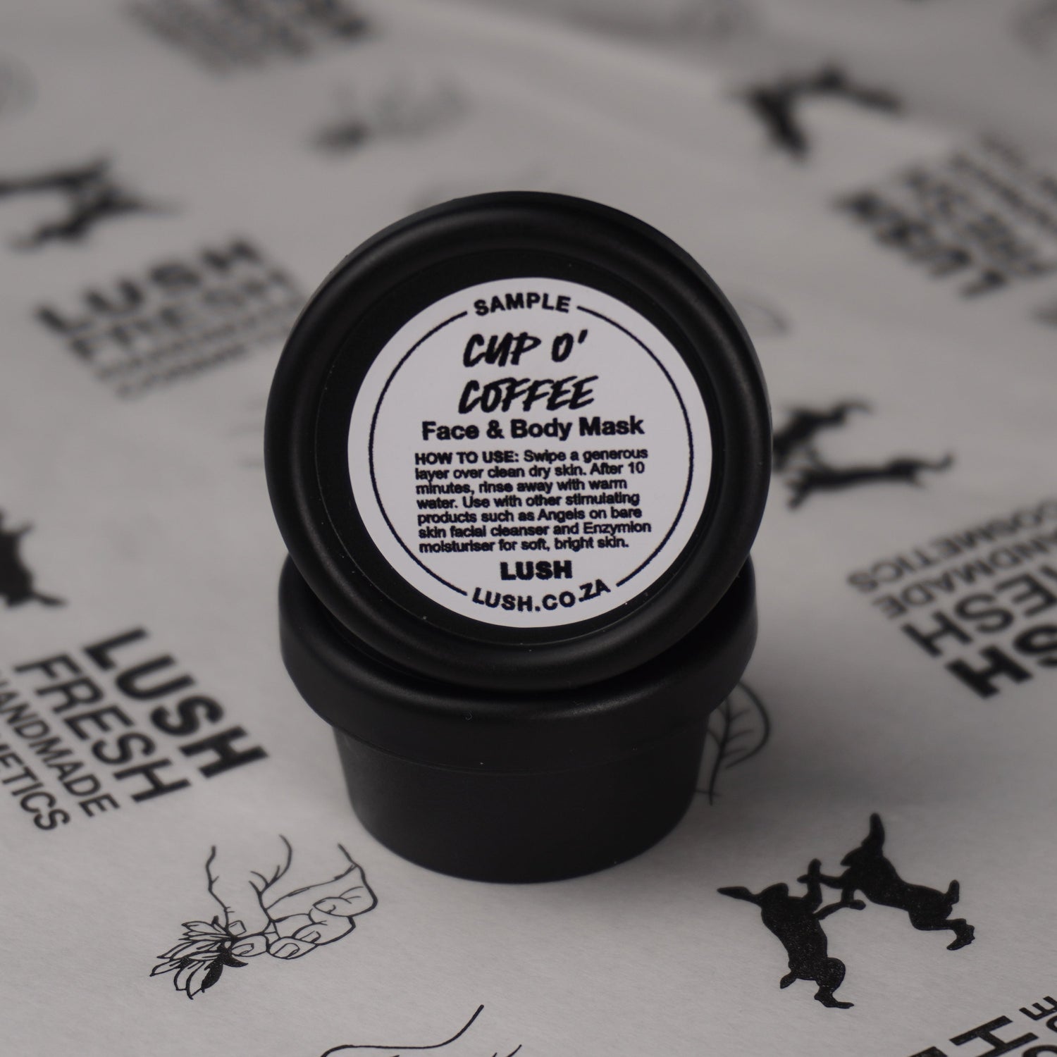 SAMPLE: Cup Of Coffee Face Mask