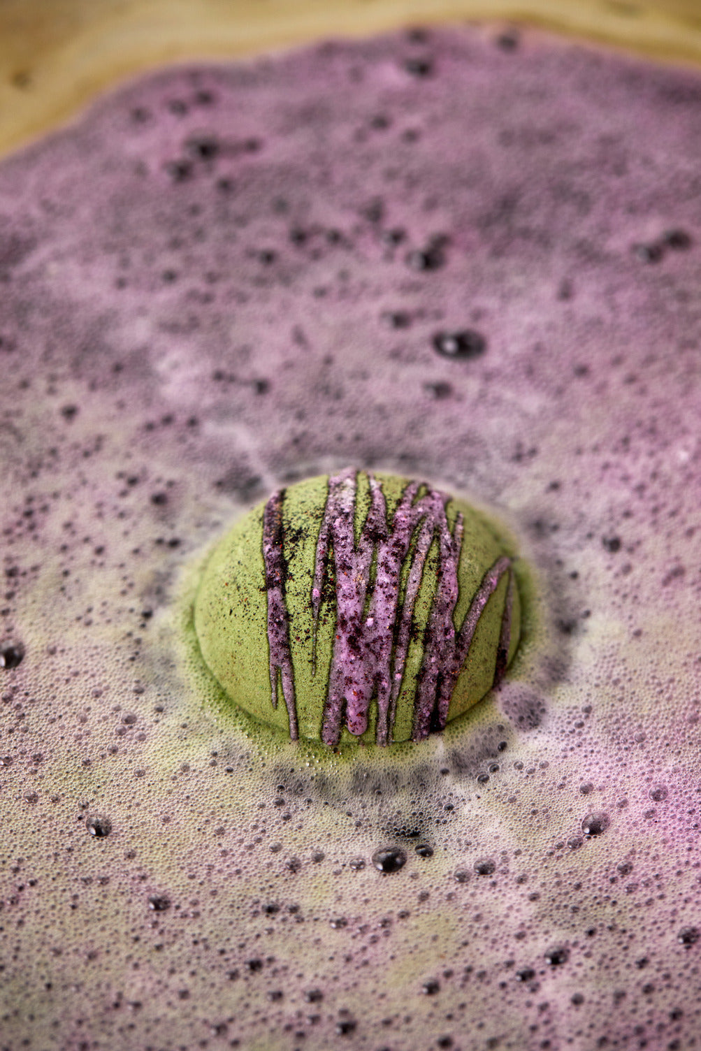 Blueberry Matcha Oat Latte