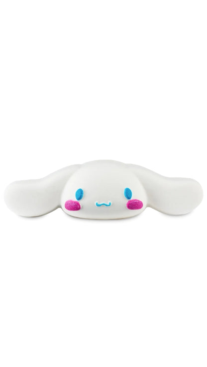 A cinnamoroll head-shaped sanrio x lush bath bomb. 
