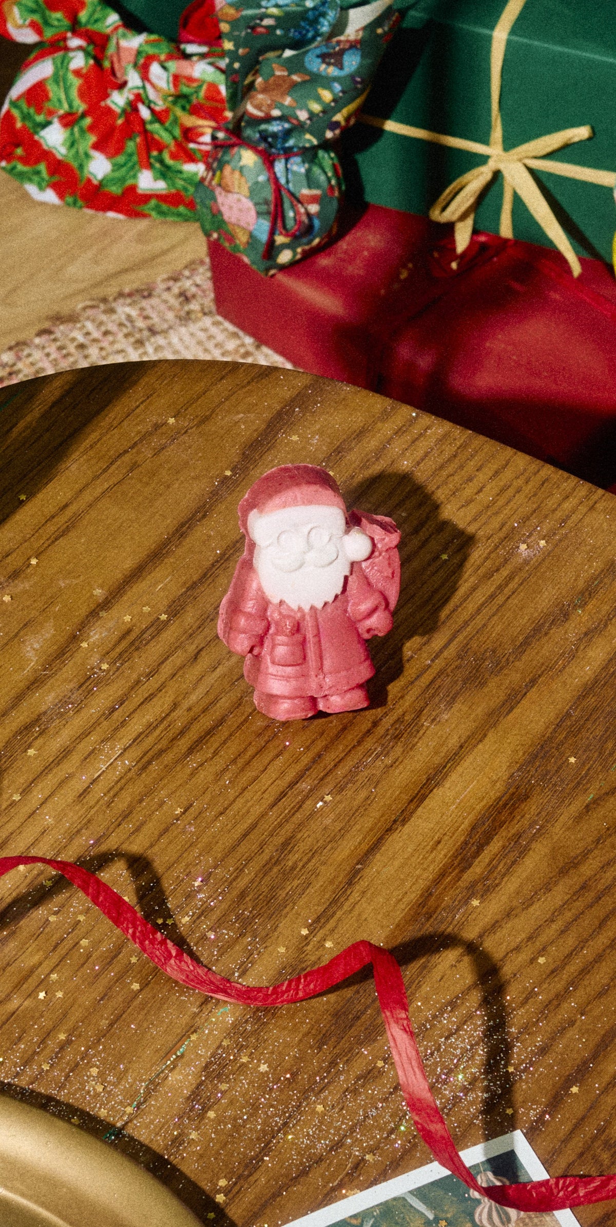 Red and cream Santa-shaped Everyone&