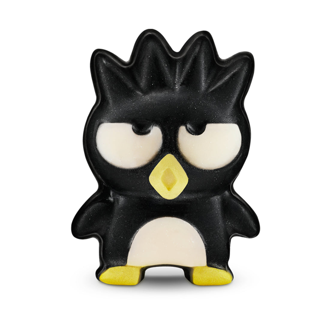 Bad badz maru shaped black, white and yellow soap piece.