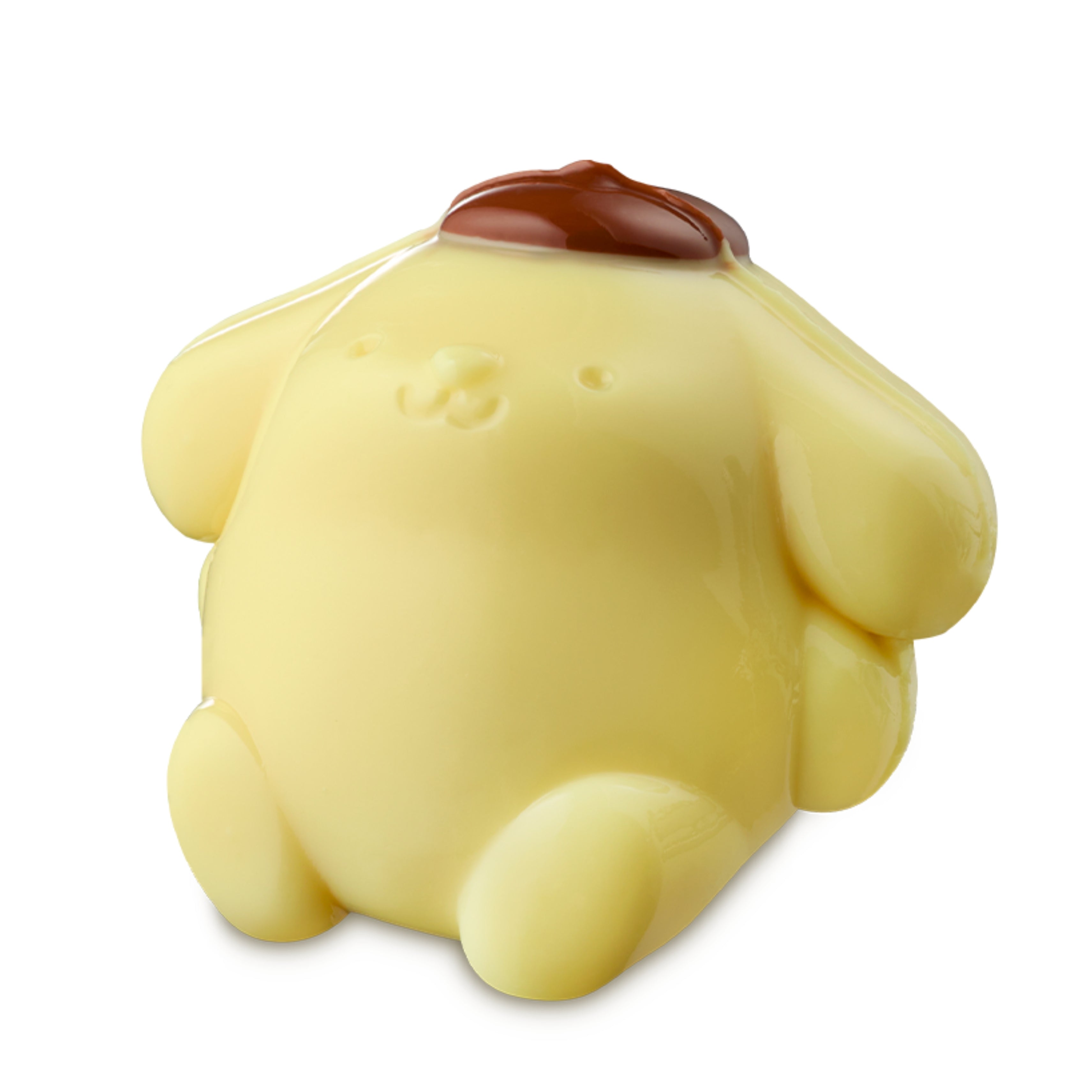 Pompompurin shaped yellow shower jelly. 