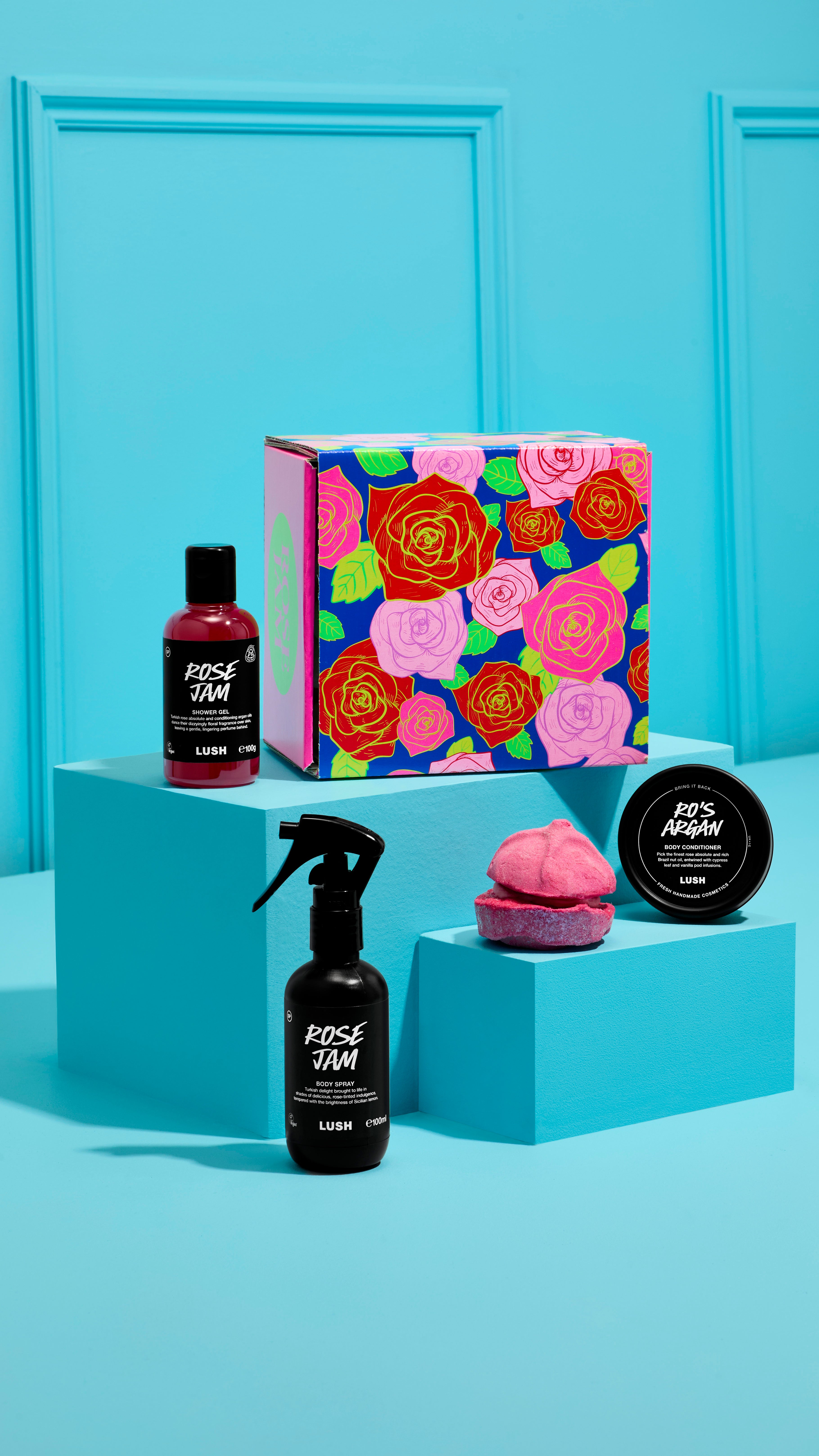 LUSH ROSE JAM パフューム 本体 & KNOT WRAP セット Rose Jam | Gift Set – Lush South Africa