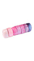 A tube of multiple colourful balls of lush fun. 